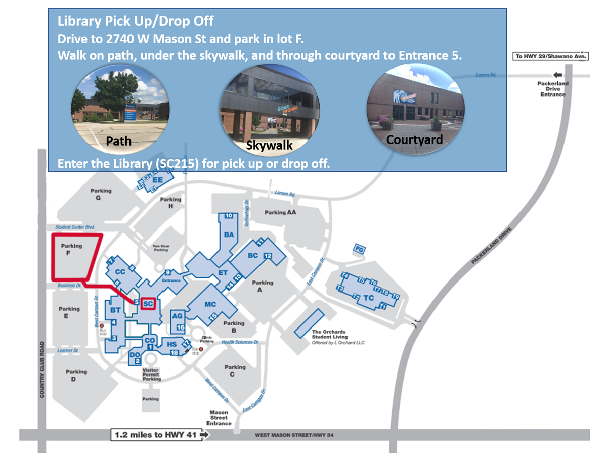 Nwtc Green Bay Campus Map Where is the Library located?   Ask NWTC