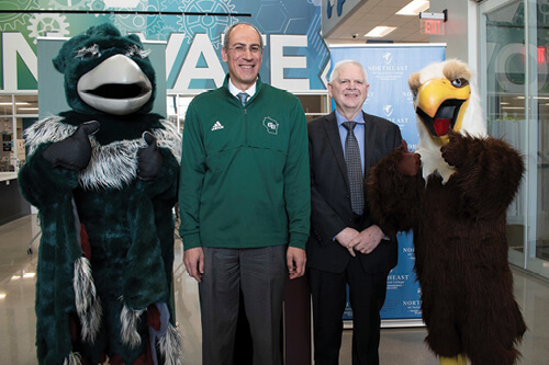 UWGB and NWTC Presidents and Mascots