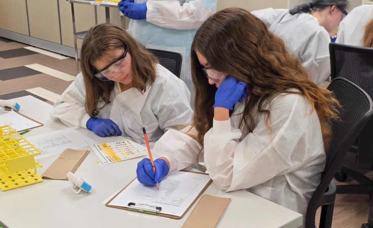 Image of students at NWTC's A Day in the Life Healthcare Camp