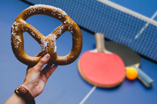 Pretzels and Ping Pong