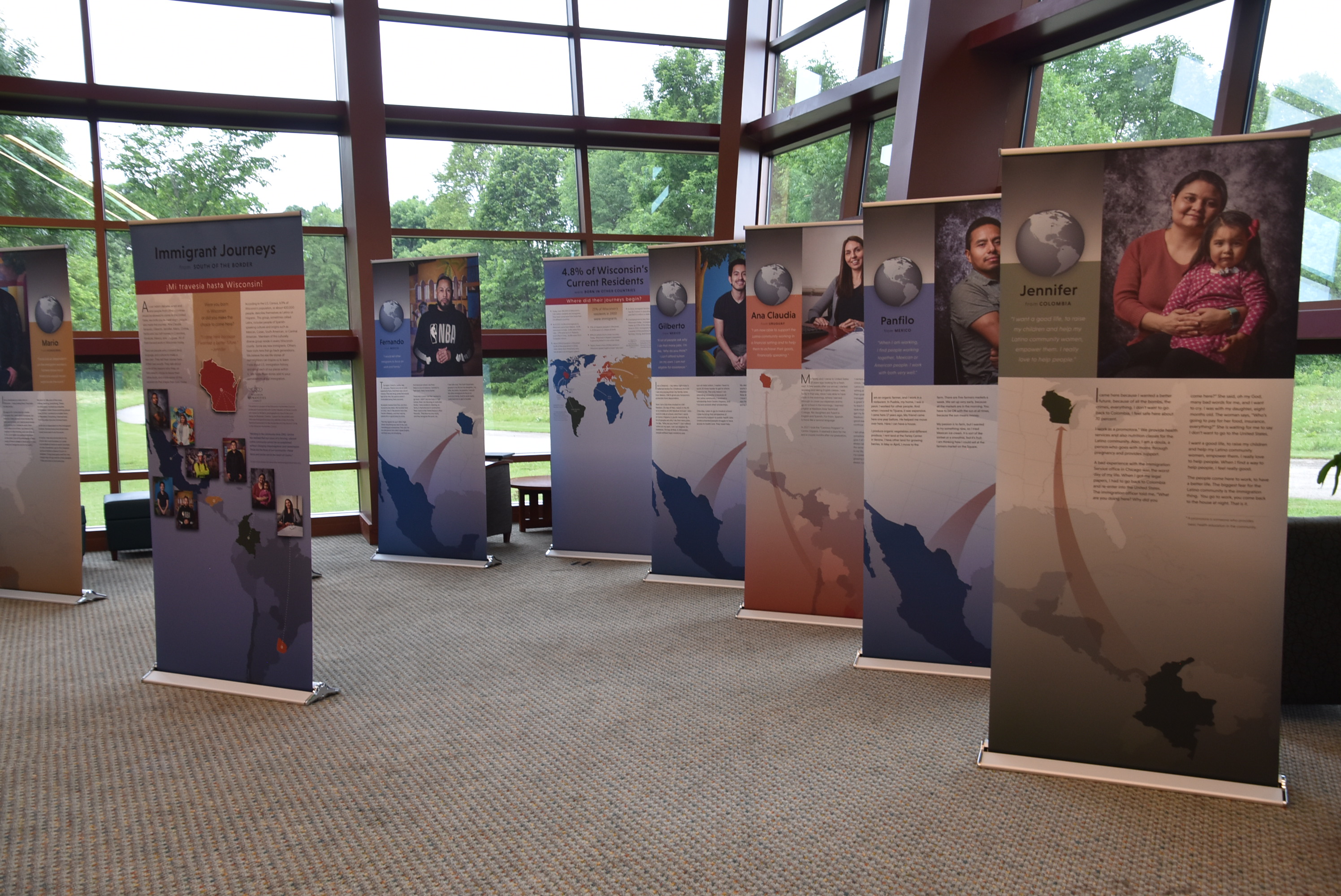 NWTC Marinette is one of the few locations selected throughout the state to host an exhibit to deepen our understanding of immigrant’s lives  