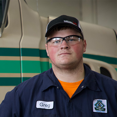 Diesel Medium and Heavy Truck Technician graduate Greg Phillips