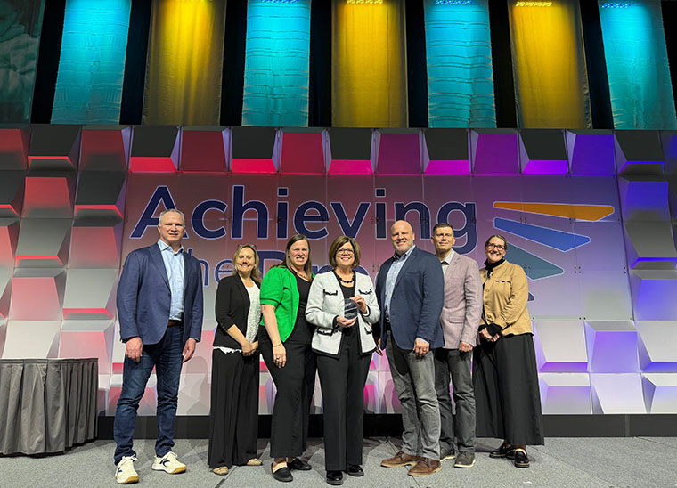 NWTC employees at Achieving the Dream ceremony luncheon