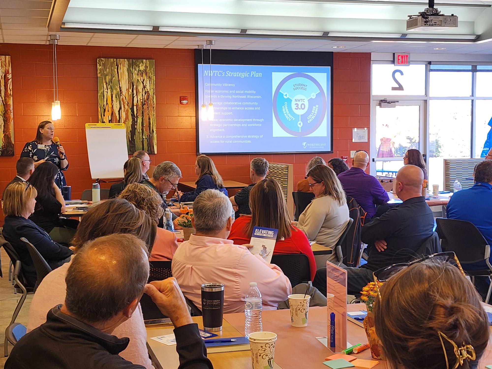 This NWTC event brought together educators, industry, public safety, and community  leaders together to shape a stronger regional future