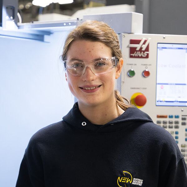 Kayla Lohse - CNC Machinist student