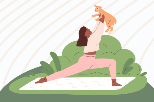 DeStress Day: Goat Yoga, Chair Massages, and Food!