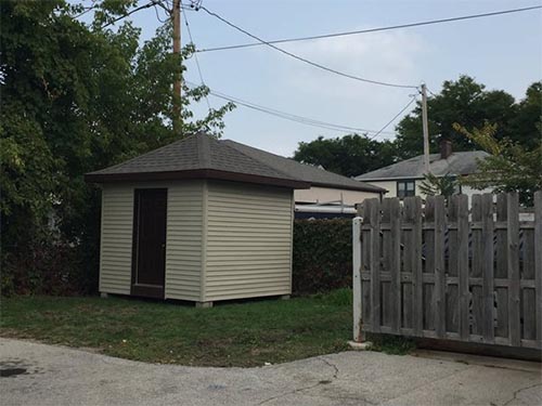 Shed built for St. John's Homeless Shelter