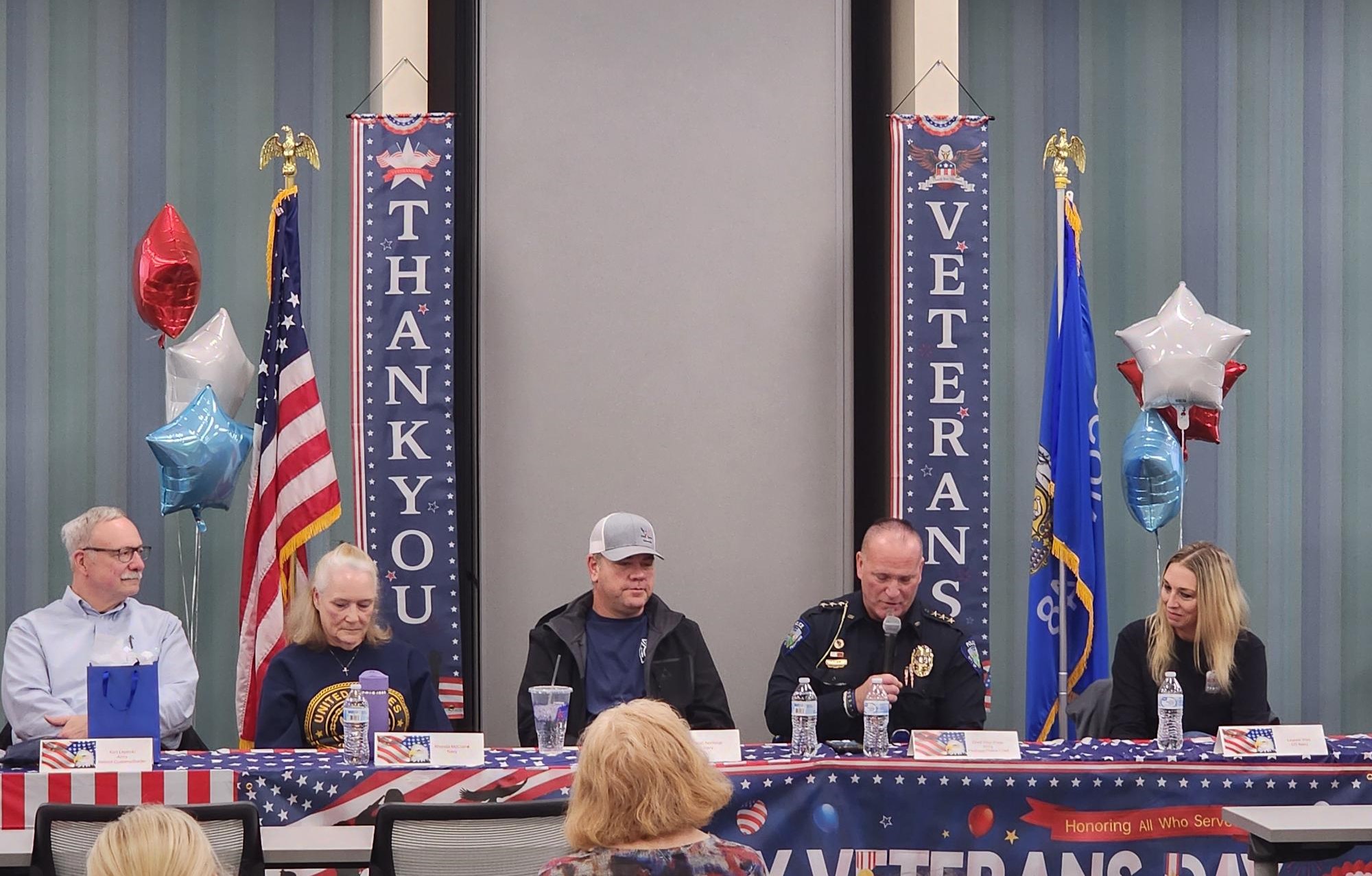 A collaborative community event offering firsthand insight into service, sacrifice,  and life after duty