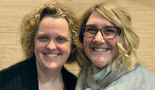 Pictured left to right: Jennifer Flatt, NWTC Marinette Campus Dean and Cindy Bailey, UW-Green Bay Marinette campus Executive Officer