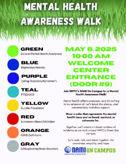 NAMI Club Mental Health Awareness Walk