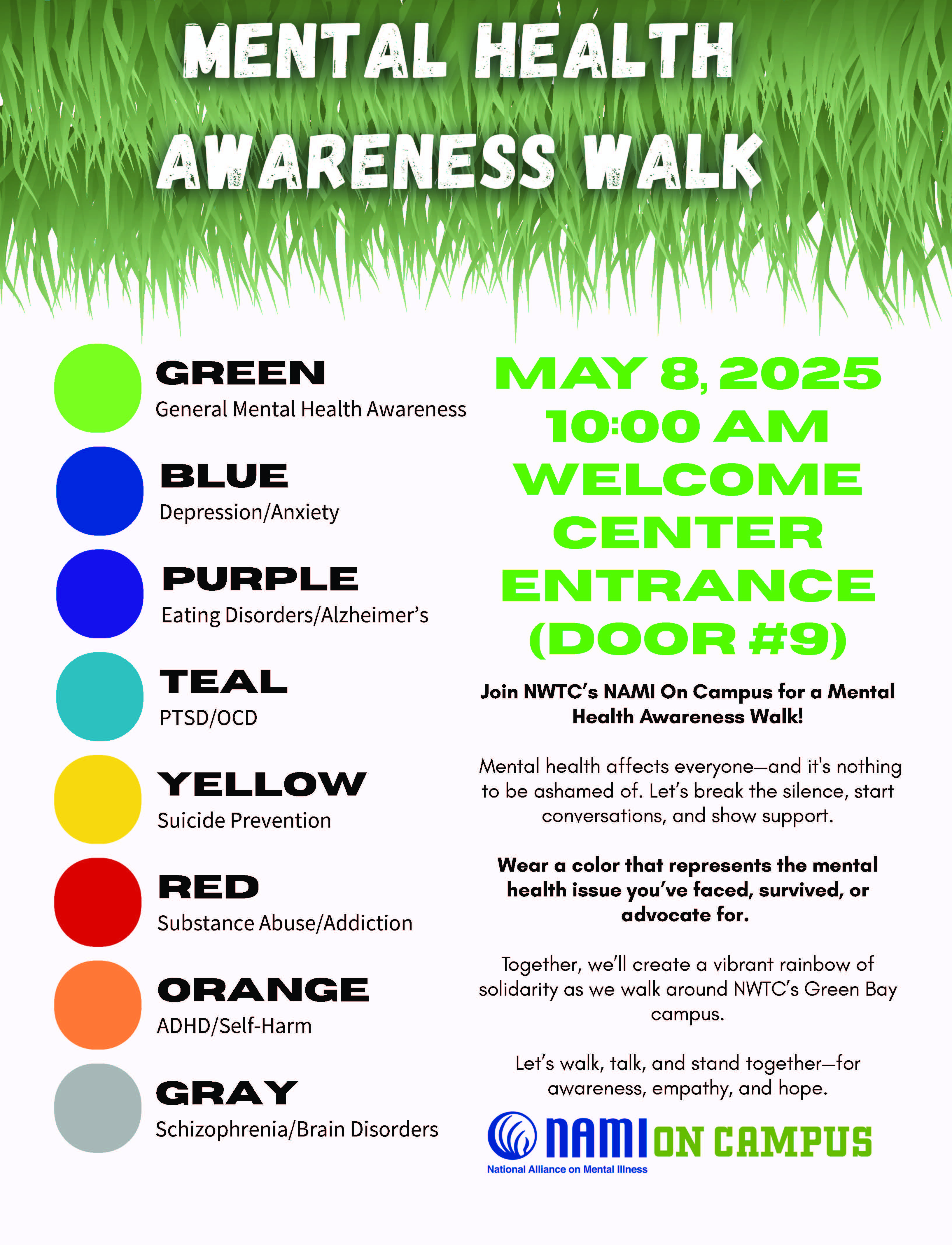 NAMI Club Mental Health Awareness Walk