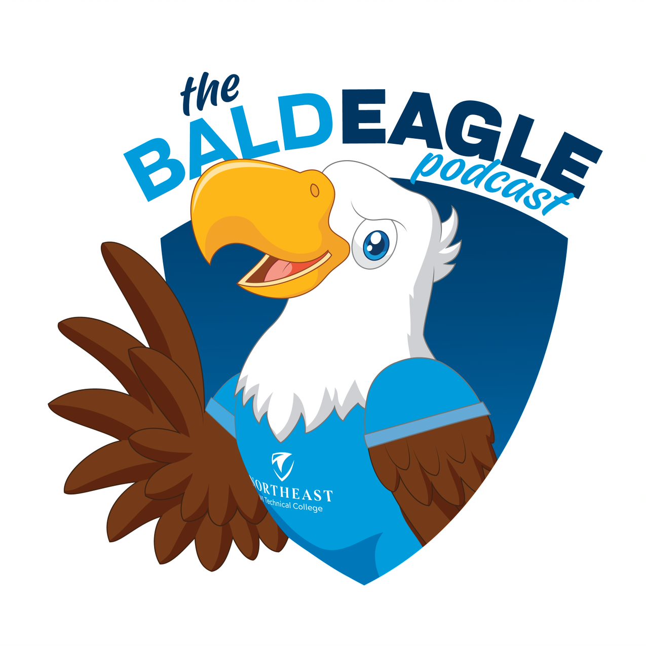 The Bald Eagle Podcast logo.