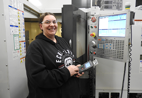 "Anyone can walk the Path to success." - Shannon Flores, CNC program graduate
