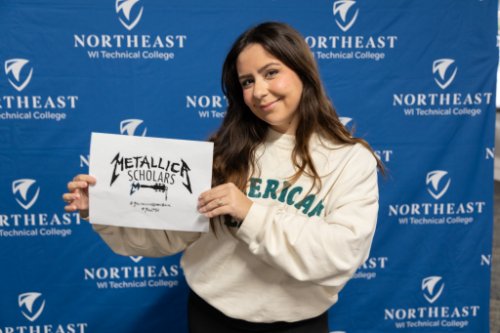 Metallica Scholars grant fuels NWTC’s mission to build thriving communities