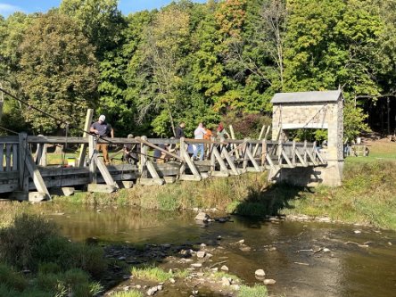 NWTC Carpentry Students Help Restore Iconic Pamperin Park Bridge