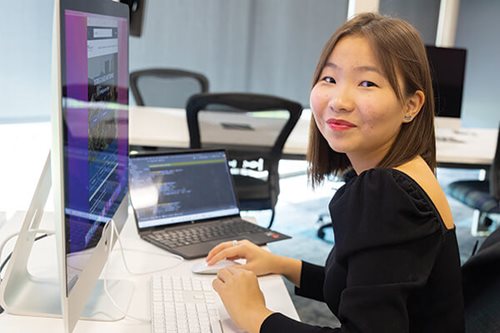 You’re always ready for a high-tech challenge. And you love new technology, right? We share your passion. From web design and coding to software programming & more, pick the IT program that matches your goals.
