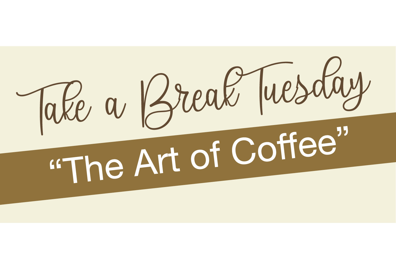 Relax before finals with "The Art of Coffee" and Therapy Pups!