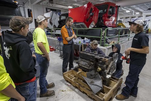 The New Ahnapee Diesel Center Offers Students Pathway for In-Demand Careers