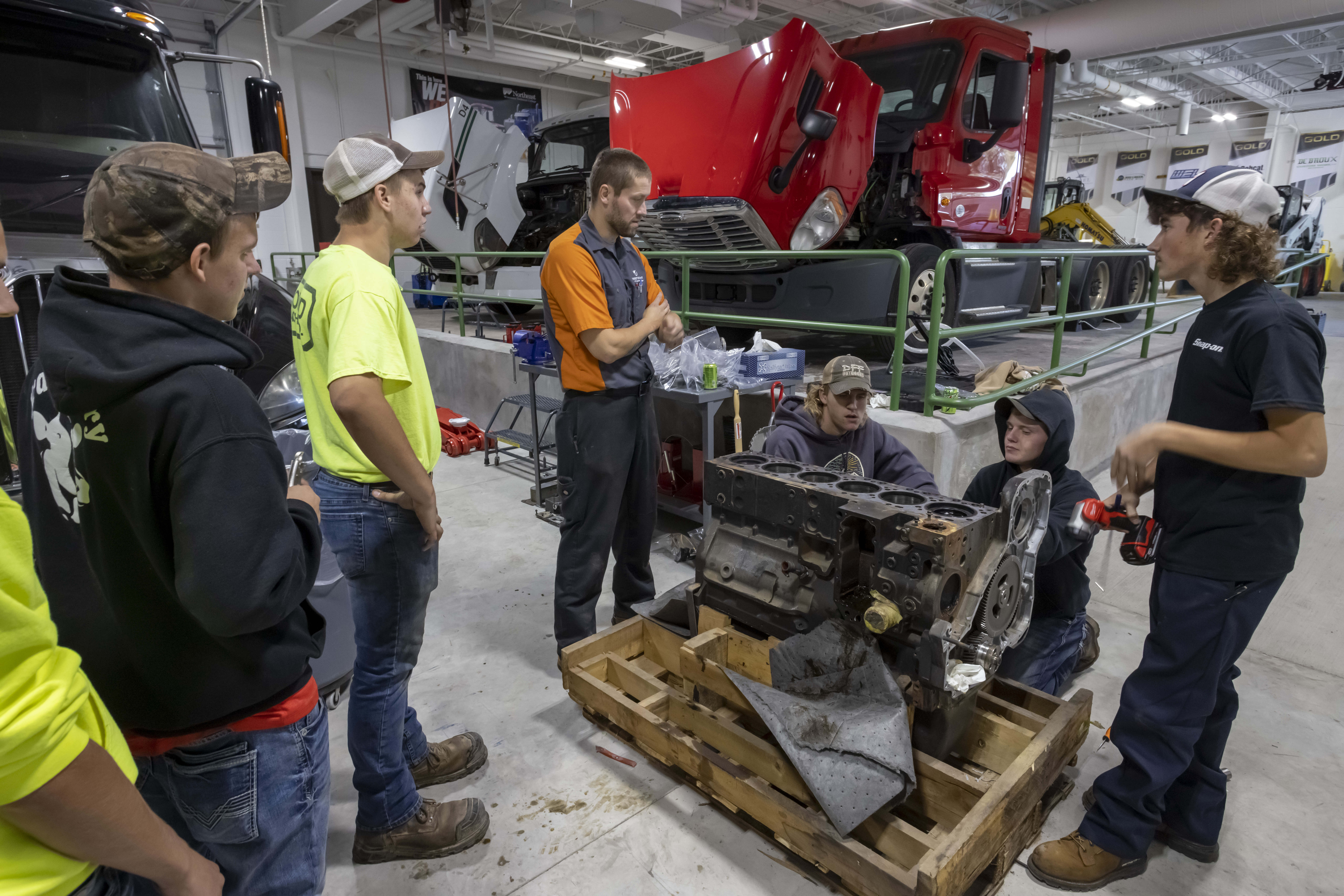 NWTC and Luxemburg-Casco School District Team Up to Offer Wisconsin's First Diesel-Only High School Education Program