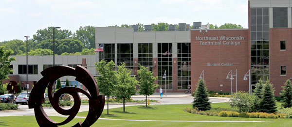 Entrance to Student Center in Green Bay