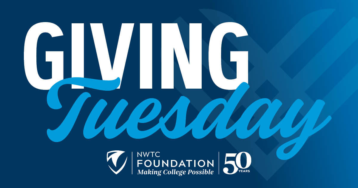 Giving Tuesday design with Foundation logo