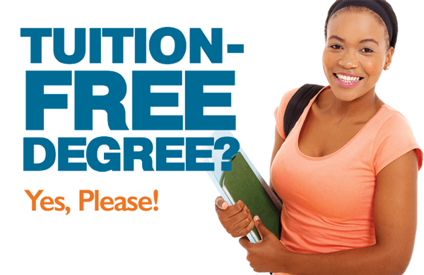 Tuition Free Degree? Yes, Please!
