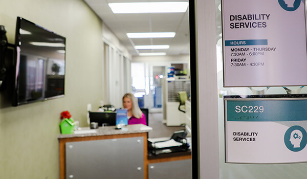 Disability Services office entrance