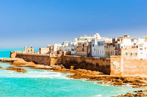 View of Morocco Coastline