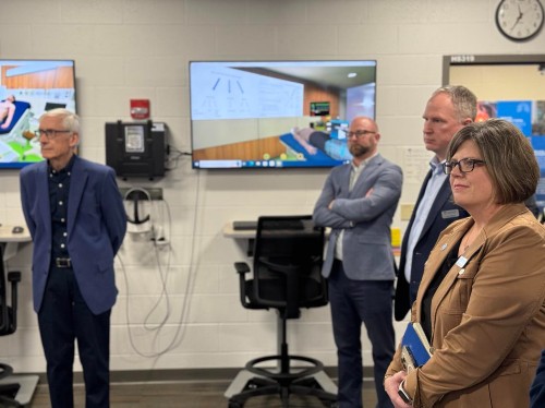Evers meeting with college leadership