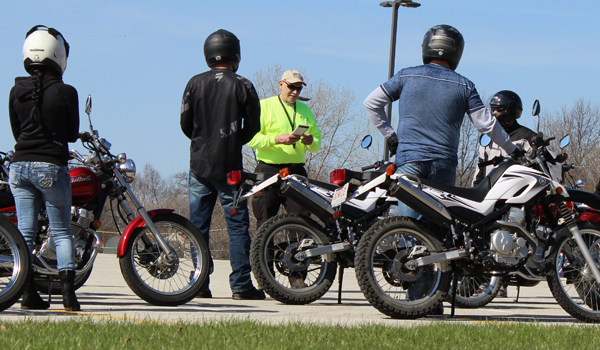 Students take motorcycle training at NWTC