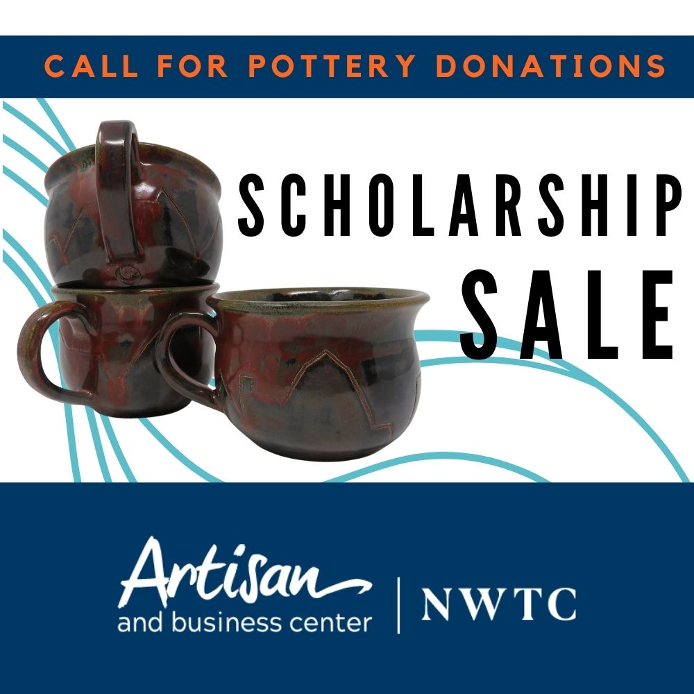 Call for Pottery Donations | Scholarship Sale | June 18 9am-3pm