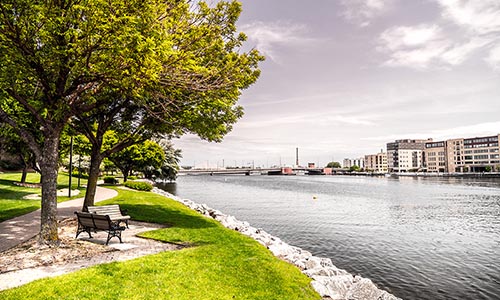 Fox River Trail in Green Bay, WI