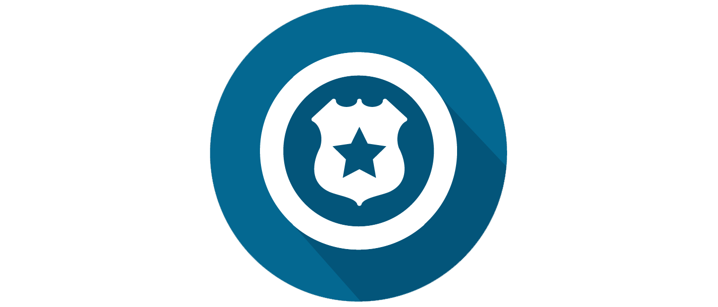 Badge with star icon