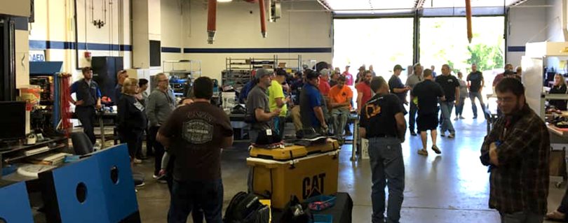 Diesel club members at an event