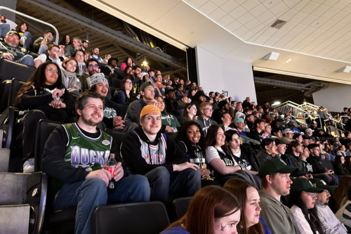 Students at Bucks Game