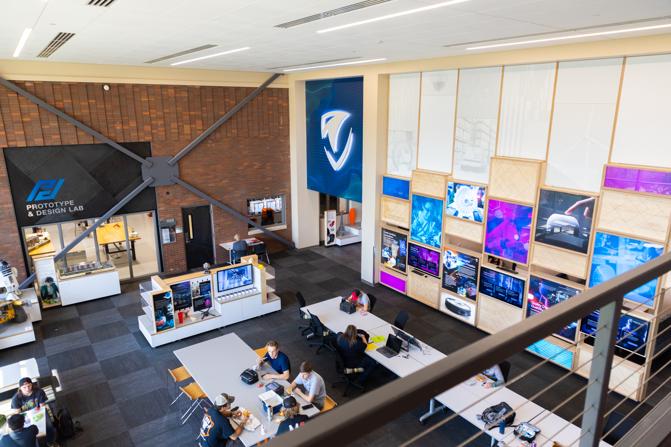 Trades atrium at the NWTC Green Bay campus