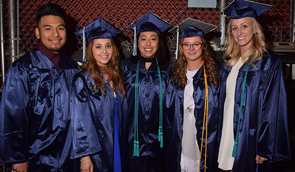 NWTC Graduates in their gowns