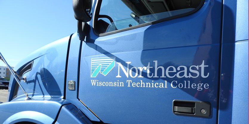 Semi Truck with NWTC Logo