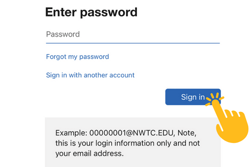 Enter your NWTC password