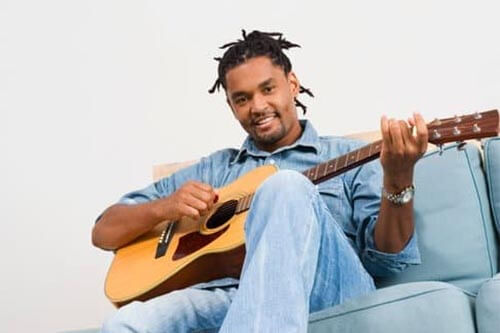 Man playing guitar