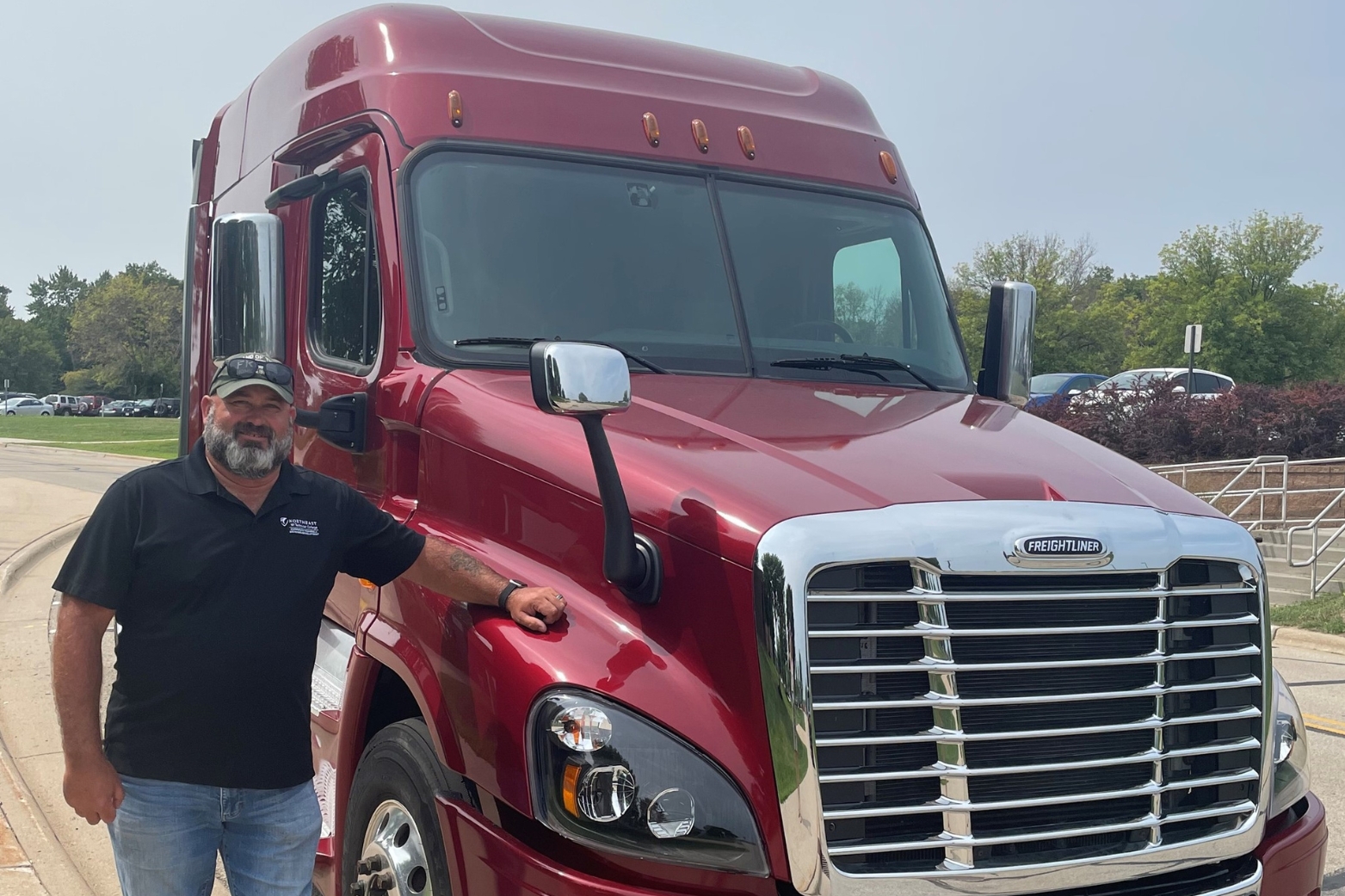 Truck photo with Instructor Rob