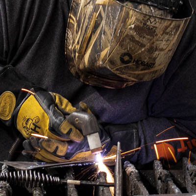 Kewaunee student welding